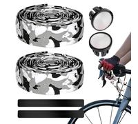 Ruban De Guidon Pour Vélo | Revêtement Adhésif Absorbant Les Chocs - Ruban De Poignée Pour Vélos De Route,Pour Conduite Motocyclette Installation Amélioration Confort Amortissement Vibrations