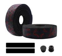 Ruban de Guidon Vélo Course Gel Confortable Lot de 2 Anti-Dérapant, Ruban adhésif Cycle d'enroulement Accessoires Cyclisme Route Bikes Accessoires Adhésif PU EVA Souple