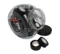 Ruban De Guidon Velox Plastader Noir 20mm X 8m (Jarre De 30 Rouleaux)