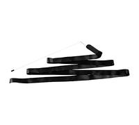 Ruban de gymnastique rythmique avec baguette 4 m, noir