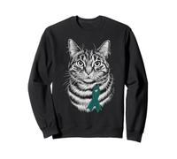 Ruban de jade pour sensibilisation à l'hépatite B pour chat Sweatshirt