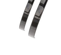 Ruban de jointure autocollante carrelage Autocollant mural miroir en PVC de 5M, bande carrelage for espace décoration fond plafond, décalcomanie ligne, bord meubles pour carrelage(Black,5M_1.8CM)