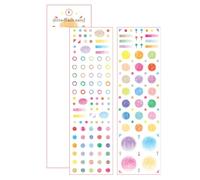 Ruban De Journalisation Coloré Sticker Compagnie Matte Finition Ruban Pour Scrapbooking Journal Calendar Planner Emballage Adhésif Résistant À La Déchirure