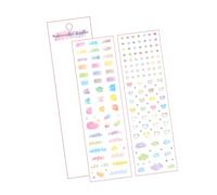 Ruban De Journalisation Coloré Sticker Compagnie Matte Finition Ruban Pour Scrapbooking Journal Calendar Planner Emballage Adhésif Résistant À La Déchirure