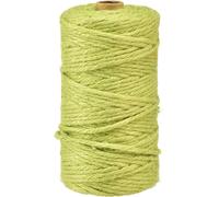 Ruban de jute vert 100m - Ø4mm Cordon de jute Ruban décoratif écologique & polyvalent