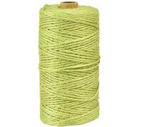 Ruban de jute vert clair Ø3mm 200m corde de jute vert ruban décoratif fibre naturelle