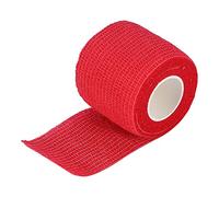 Ruban de kinésiologie, bande de sport bandage élastique bandage cohésif ruban adhésif élastique tissu médical bandages cohésifs auto-adhésifs de ruban de kinésiologie (rouge)