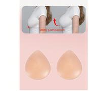 Ruban de levage des seins en silicone, fin, invisible, sans couture, pour le levage des seins, forme de larme Taille UniqueSilicone