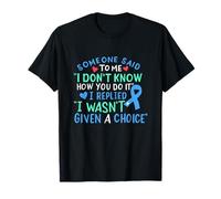 Ruban de Lutte Contre Le Cancer de la Prostate Bleu Clair T-Shirt