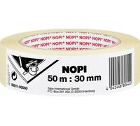Ruban de masquage en papier crêpé NOPI 30 mm x 50 m beige