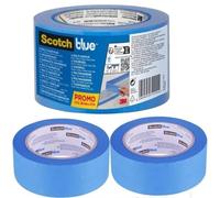 Ruban de masquage Multi-Surfaces ScotchBlue, 36 mm x 41 m, 2 Rouleaux/Emballage, 70% PEFC, SGSCH-PEFC-COC-110078