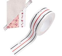 Ruban de matelassage - 10 mètres par rouleau, coutures diagonales, facile à enlever et à remplacer | Coutures parfaites d'un quart de pouce pour positionnement et