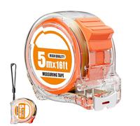 Ruban de mesure - Outil de règle de ruban à mesurer, règle claire et précise compacte de 0,75 métrique et de 16,4 pieds pour les ingénieurs charpentiers, les chantiers de construction, l'amélioration