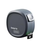 Ruban de mesure portatif-mètre d'auto-verrouillage avec marques fluorescentes | Outil enroulable et résistant à l'usure pour des projets précis d'ingénierie, travail du bois, bricolage, c