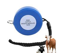 Ruban de Mesure Pour Bovins, Télescopique Ruban À Mesurer Pour Animaux de 2,5m, Échelle À Double Face, Rubans Mesure du Tour Poitrine Pour les Bovins Laitiers et Boucherie Outil