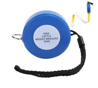 Ruban de mesure pour le corps, outil de balance rétractable pour animaux de ferme, ruban d'évaluation de la taille du bétail, ruban flexible de pesée pour animaux de compagnie, chèvres, porcs, sha
