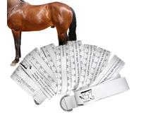 Ruban de Mesure pour Taille de Cheval, Règle d'Évaluation de la Hauteur et du Poids pour l'Équitation, Règle de Suivi Équine, Pour Utilisation Extérieur Ranch Écurie