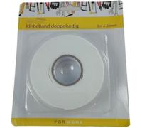 Ruban de Montage Adhésif Double Face Rouleau Scotch Mousse 20MM X 5M