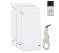 Ruban de montage double face pour sonnette vidéo Ring Battery (version 2024), lot de 5 avec clé de sonnette, 11,9 x 5,3 cm