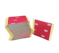 Ruban de montage double face très résistant et étanche, adhésif de montage puissant pour décoration de maison, bureau, voiture, panneau en verre, mur, fabriqué avec 3 M 4229P (3 Piece 100mm x 100mm)