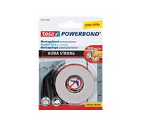 tesa Ruban de montage Powerbond 55791-00001-00 double-face blanc 1,5 m x 19 mm caoutchouc