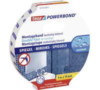 Ruban de montage tesa® Powerbond tesa 55733-00010-04 blanc (L x l) 5 m x 19 mm acrylate 1 pc(s)