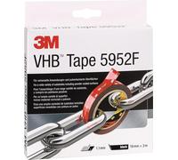 Ruban de montage VHB Tape 5952F noir L.3m l.19mm Rl.3M