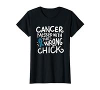 Ruban de Motivation Contre Le Cancer de l'Ovarian - Bleu Sarcelle T-Shirt
