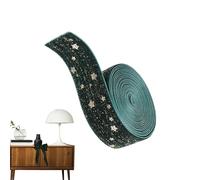 Ruban de Noël,198 centimètres Décoration d'Emballage,Ruban En Velours Pour Broderie - Pour Couronnes Nœuds pour Cheveux Gâteaux Décoration Pâtisserie Mariage Fleurs