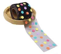 Ruban de Noël en polyester, 7,5 cm de large en tulle à pois pour accessoires de cheveux, matériau doux et transparent, pour jupes tutu et décorations de fête (C)