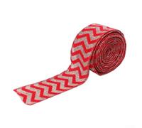 Ruban De Noël pour lin 2m Motif Flocon Pour Arbre DIY Décoration | Tissu pour lin résistant utilisable pour scrapbooking mariage anniversaire mesures pratiques 2 mètres