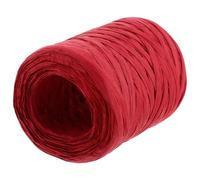 Ruban de Papier Raphia Rouge 100m, Ficelle Décorative | Bouquets et Pots Mason, Usage Fleuriste, Texture Naturelle, Résistance à Casse, Esprit Rustique