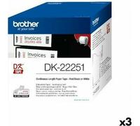 Ruban de papier thermique continu Brother DK-22251