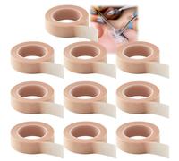 Ruban de Peau,10pcs Ruban de Nez,Micropore Ruban,Nose Tape,Bande Cohesive,Rouleaux Ruban de Peau Flexible,Bande de Gaze Auto-Adhésive,Microporeux et Flexible,pour Nez,Extensions de Cils