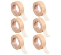 Ruban de Peau Flexible, Nose Tape, Bande Cohésive Auto-Adhésive, 6 Rouleaux Micropore Sparadrap Chirurgical Médical Bande, Auto-Adhésif Bande, 1.25 cm x 9.14 m (couleur de la peau)