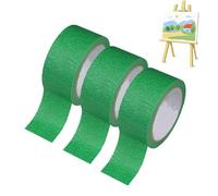 Ruban De Peinture 3 Rouleaux D'Outil D'Art Auto-Adhésif | Ruban d'art vert 23 mm x 30 m pour peinture de voitures, murs, maisons, ateliers, garages, écoles et classes