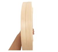 Ruban de placage en chêne Bande de placage en chêne véritable, bande chant bois d'érable, blanc, noyer, cerisier, teck, frêne Bubinga Sapele, 20 mm à 55 large(Betula platyphylla,22mm x 10m)