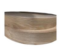 Ruban de placage en chêne Bande de placage en chêne véritable, bande chant bois d'érable, blanc, noyer, cerisier, teck, frêne Bubinga Sapele, 20 mm à 55 large(Ash,40mm x 25m)