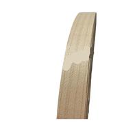 Ruban de placage en chêne Bande de placage en chêne véritable, bande chant bois d'érable, blanc, noyer, cerisier, teck, frêne Bubinga Sapele, 20 mm à 55 large(Maple,22mm x 10m)