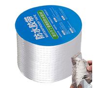 Ruban de plomberie pour fuites, ruban adhésif étanche | Ruban en résine imperméable à liaison forte | Scellant de toit en feuille d'aluminium résistant aux températures, bouclier thermique à bande fle