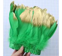 Ruban de plumes d'oie en dentelle naturelle pour vêtements, loisirs créatifs, couture, décoration, 4 m x 2 m