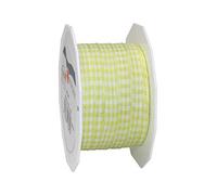 Ruban de présentation., Lime-white, 10mm - 20m