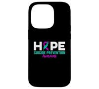 Ruban de prévention du Suicide Hope Coque pour iPhone 14 Pro