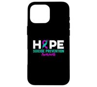 Ruban de prévention du Suicide Hope Coque pour iPhone 16 Pro Max