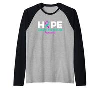 Ruban de prévention du Suicide Hope Manche Raglan
