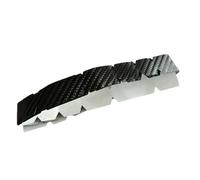 Ruban de protection de raquette - ruban d'épi de 31,5 pouces, cadre de raquette Protection rayée | Autocollant de bord de pagaie de protection, couvercle de bord de paie
