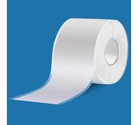 Ruban de R éparation de Fuite de Conduite D'eau, Flexible Imperméable à L'eau, Arrêt Instantané des Fuites, Idéal pour la Réparation de Tuyaux, 1 mm d'épaisseur x 5 cm de large x 1 m de long(Blanc)