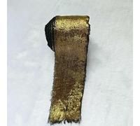 Ruban de remise de diplômes à marquage à chaud, ruban de décoration pour emballages DIY, nœuds floraux pour emballages, rubans d'emballage - Noir - 3,8 cm x 5 yards