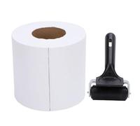 Ruban de réparation de toit Klanata RV, 6 pouces x 50 pi Ruban de scellant butyle avec rouleau pour camping-car, remorque, prévention des fuites de bus (6 pouces x 50 pieds (1 mm x 15 cm x 10m))