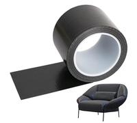 Ruban de réparation en cuir noir - Bande de rembourrage en cuir imperméable - Pansement autocollant multifonction solide pour canapés, sièges de voiture, meubles, sièges conducteurs, canapés - Durable